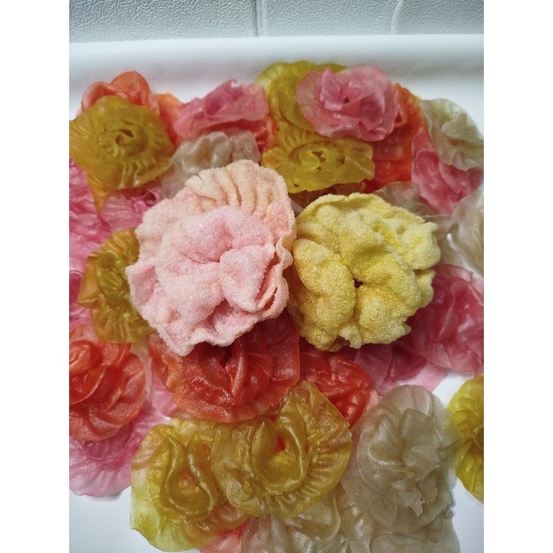 

kerupuk dapros / kembang rose isi 50pcs