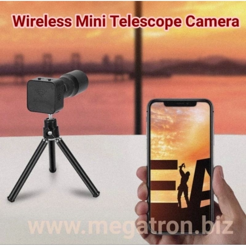 Teropong Mini Wifi Spy Camera - Bisa pantau live jarak jauhvia HP