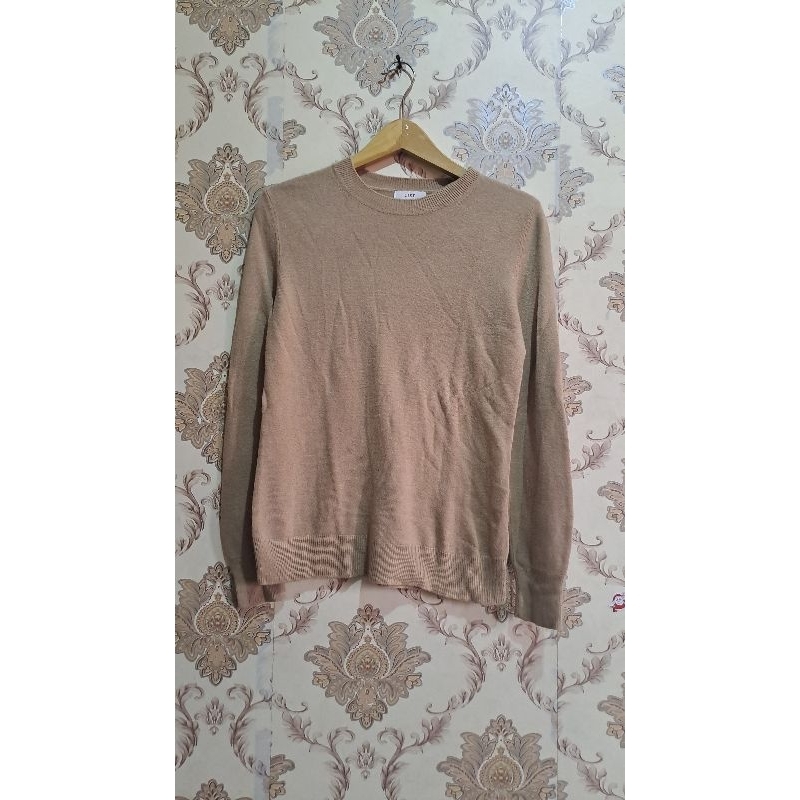 baju atasan wanita prelov coklat