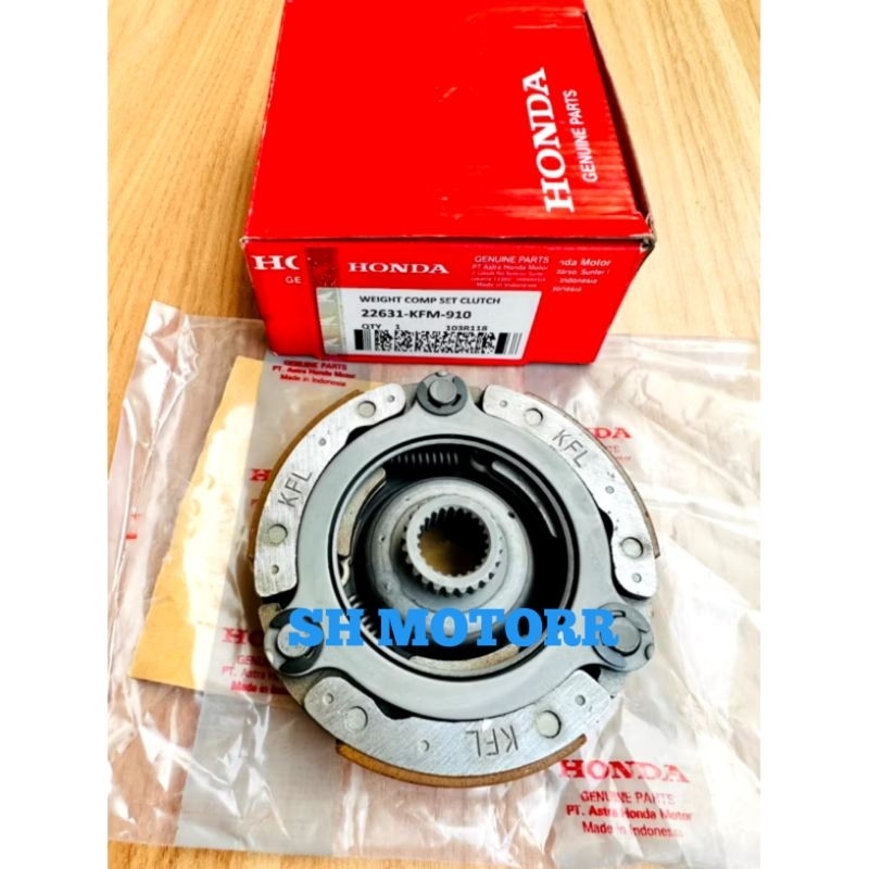 Kampas ganda kopling Assy KFL Supra fit new lagenda Revo lama 100cc