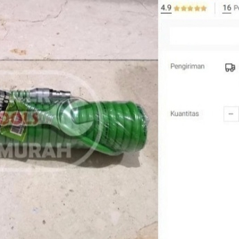 

Selang Recoil Angin 6 Mtr TEKIRO Kompresor Compressor Spiral Hose 6 M