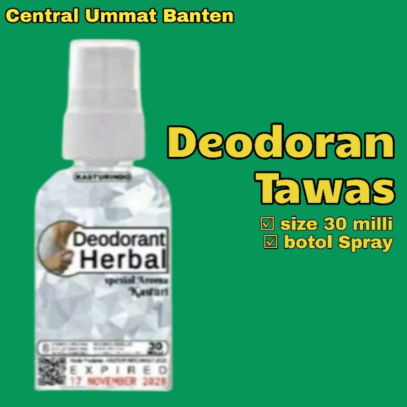 Reksona Deodoran Spray Tawas Aroma Kasturi size 30 Milli