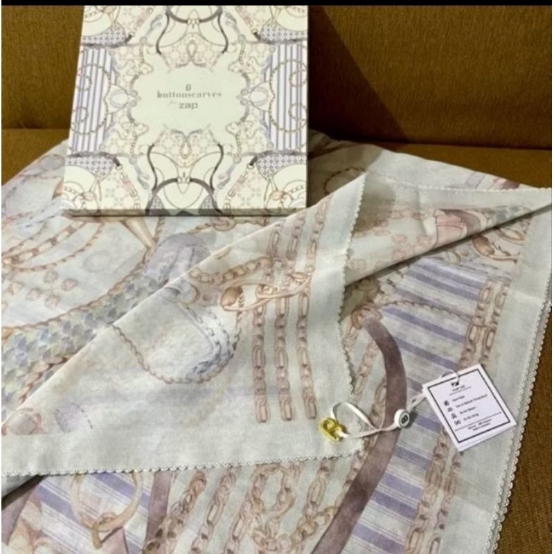 ready ZAP SHABIYA PUTIH BUTTONSCARVES