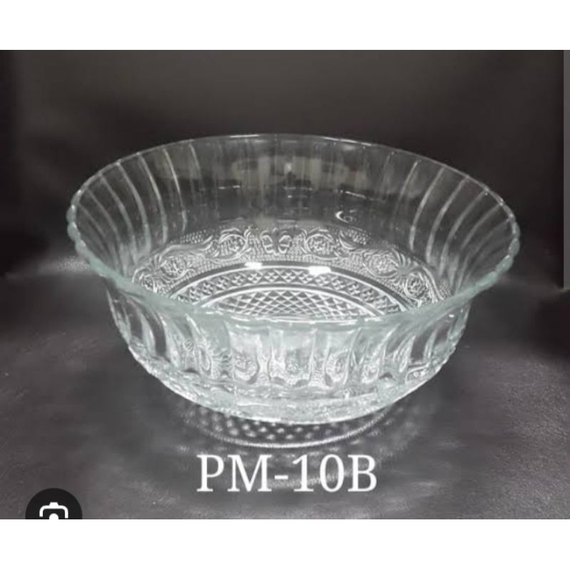 Mangkok Kaca Mangkuk Saji Besar Kaca Bening PM-10B KS