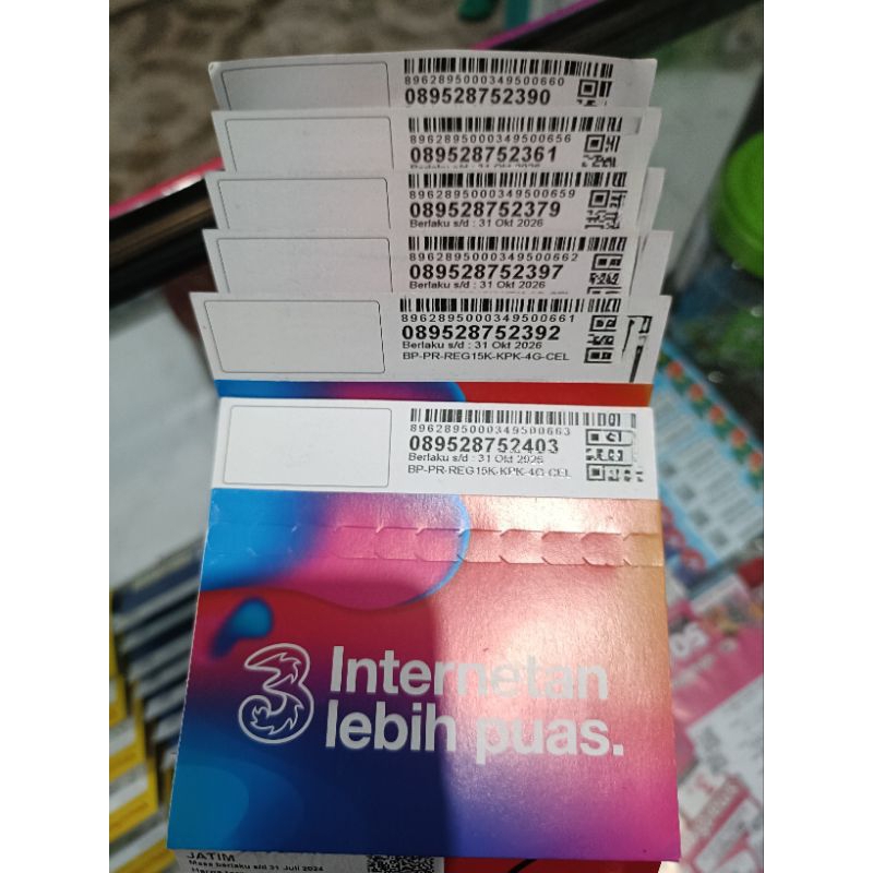 Kartu Perdana 3 ( Tree ) Indosat