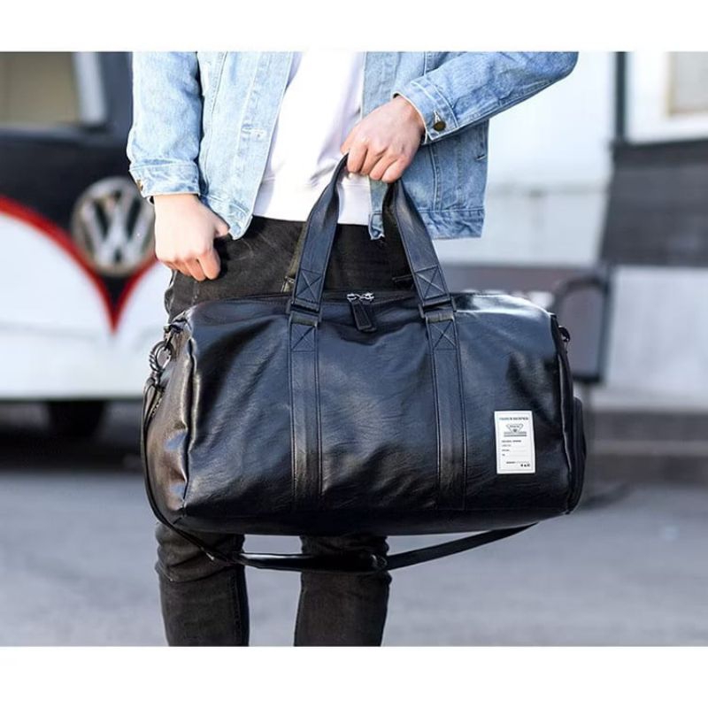 TAS SELEMPANG KERJA PRIA TAS GYM PRIA TAS TRAVELING KULIT PRIA