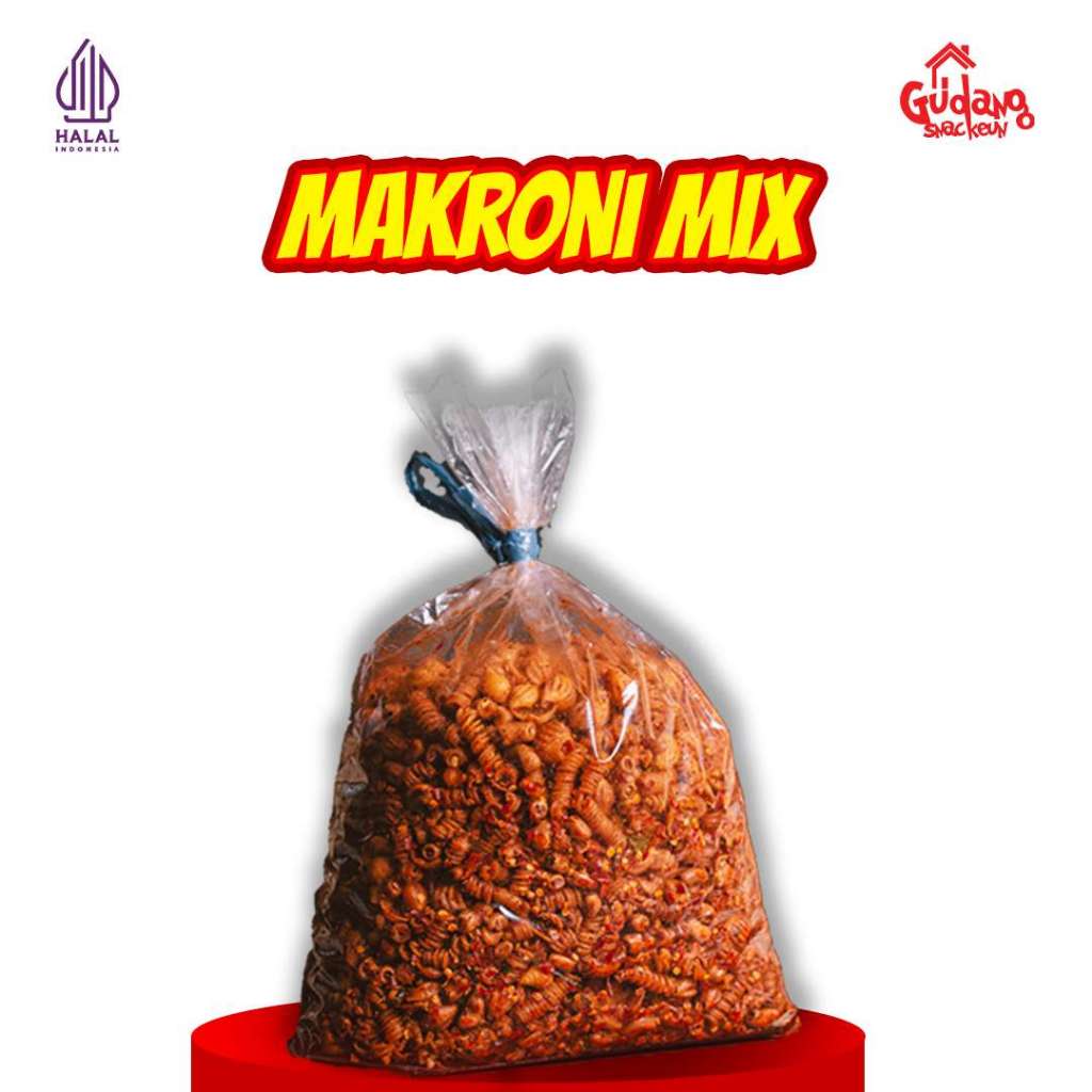 

Makaroni Mix Campur 250GR Bumbu Cikruh Melimpah