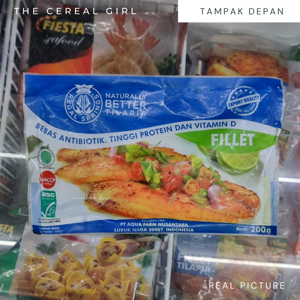 

[KONDISI BARU - 100% ORIGINAL] REGAL SPRINGS - Fillet Tilapia 200gr