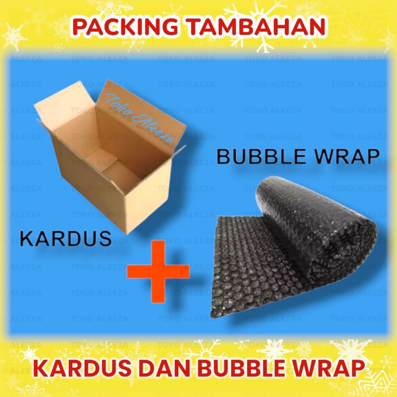 

Kardus + Bubble wrap