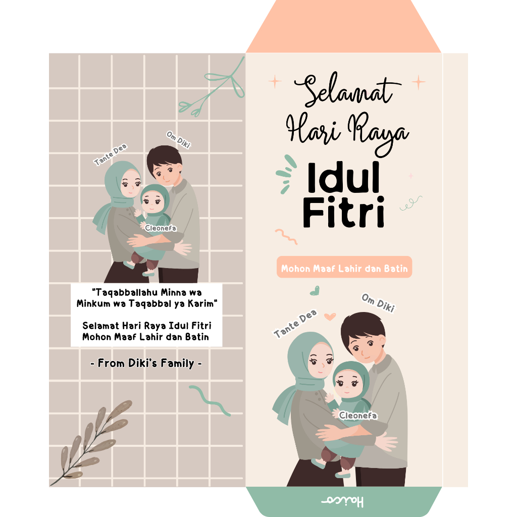 

Amplop Lebaran 2025 Custom Nama