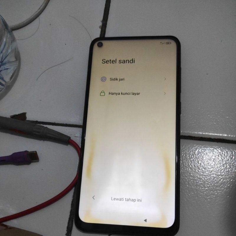 LCD ORIGINAL REDMI NOTE 9 MERLIN COPOTAN MINUS