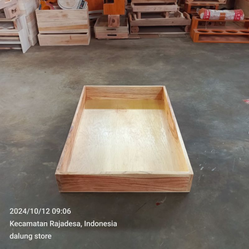 nampan kotak alas triplek 60x60