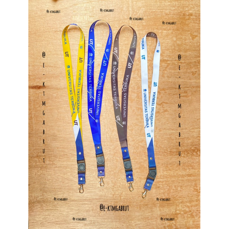 

lanyard UT (gantungan kartu) universitas terbuka