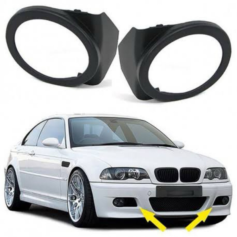 Cover Foglamp BMW E46 Mtech M3 Plastik Import