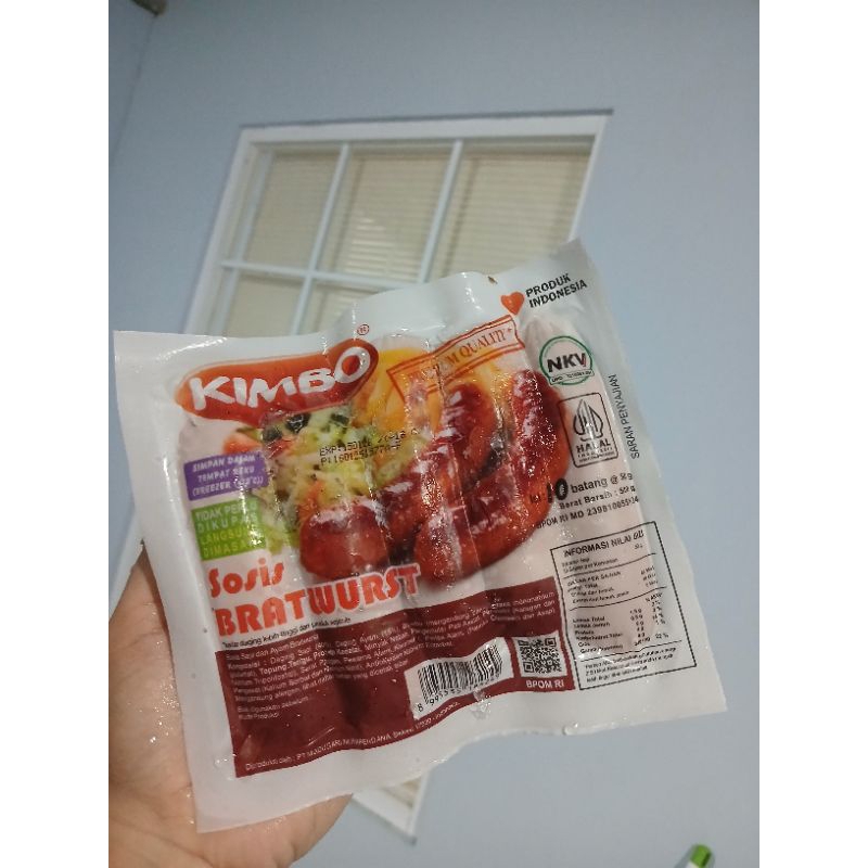 

Kimbo Sosis Sapi Bratawurst Kimbo 10 pcs
