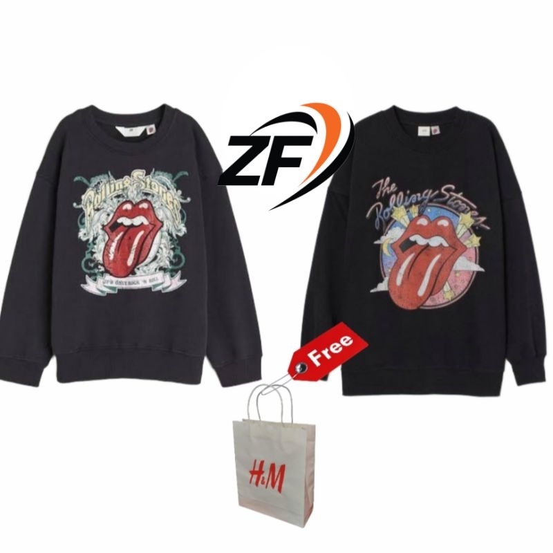 Crewneck HM Rolingstones Crewneck band HM