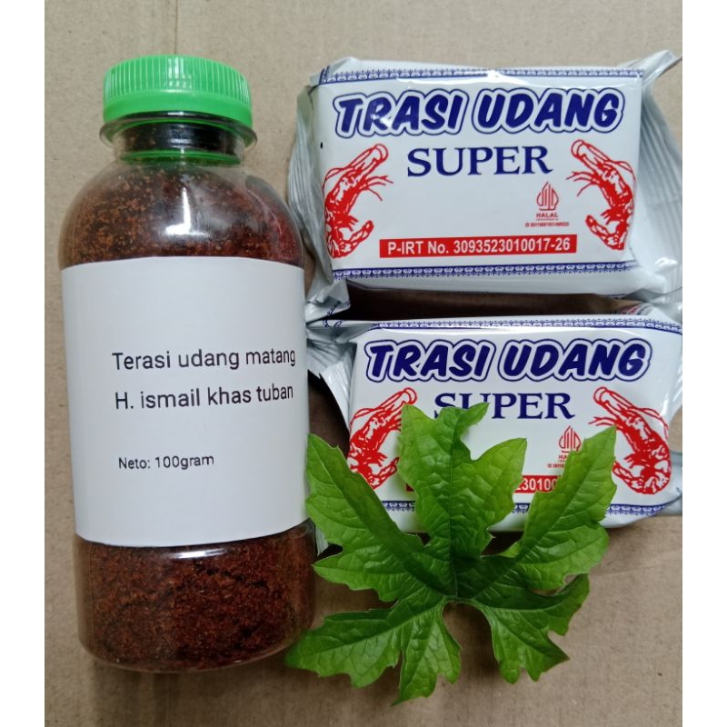 

TERASI udang matang H. ismil khas tuban 100gram