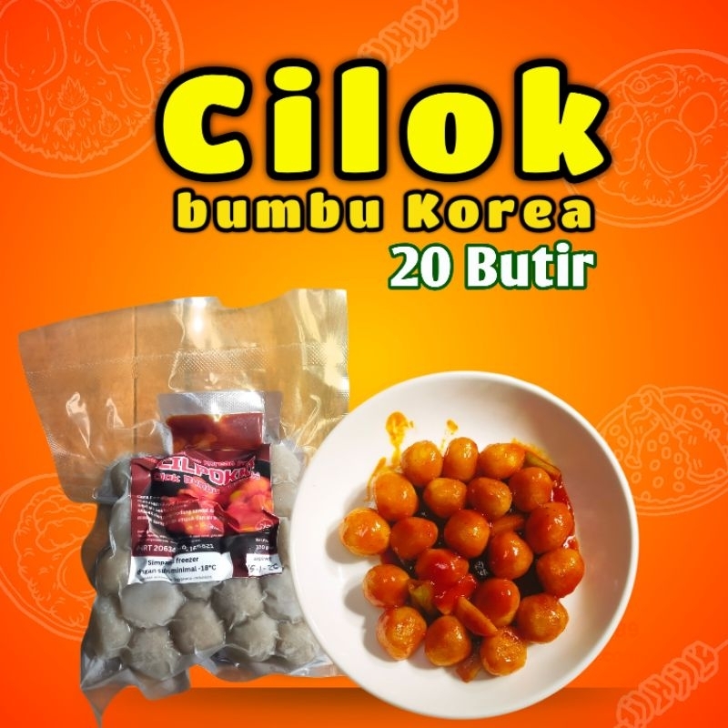 

Baso Aci Cilok Bumbu Korea CILPOKI 20 butir