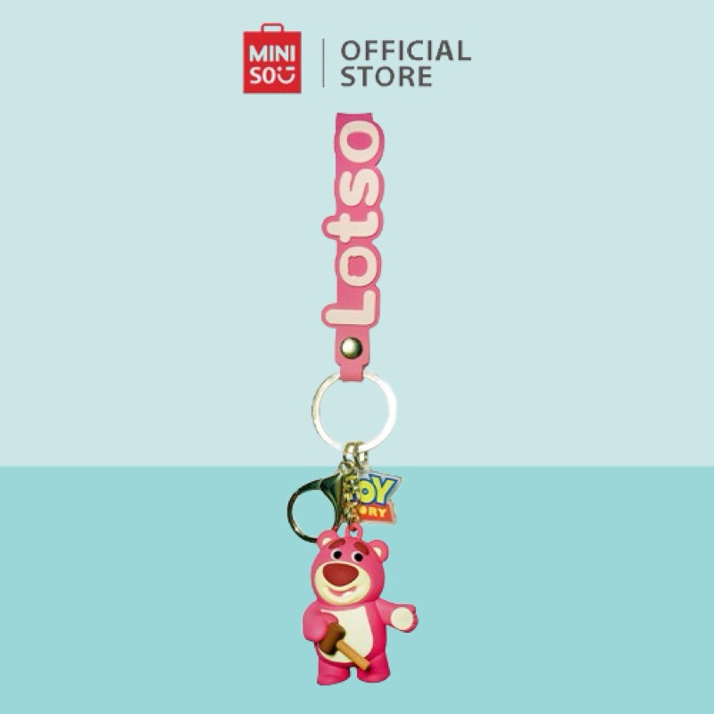 MINISO LOTSO KEYCHAIN PVC GANTUNGAN KUNCI TAS