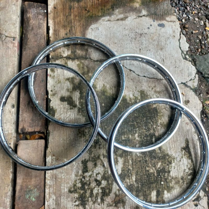 velg besi chrome Ring 18 ukuran 140 & 160