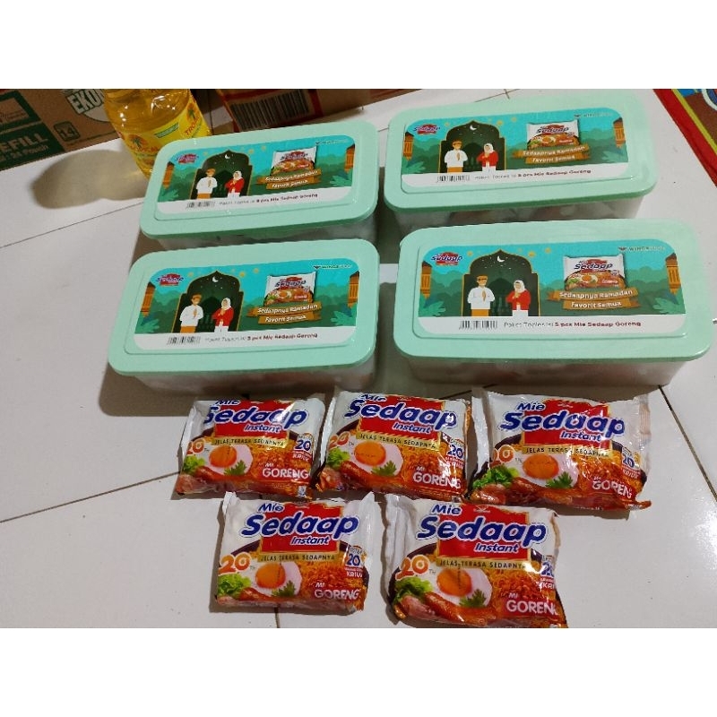 

paket sedaap goreng isi 5