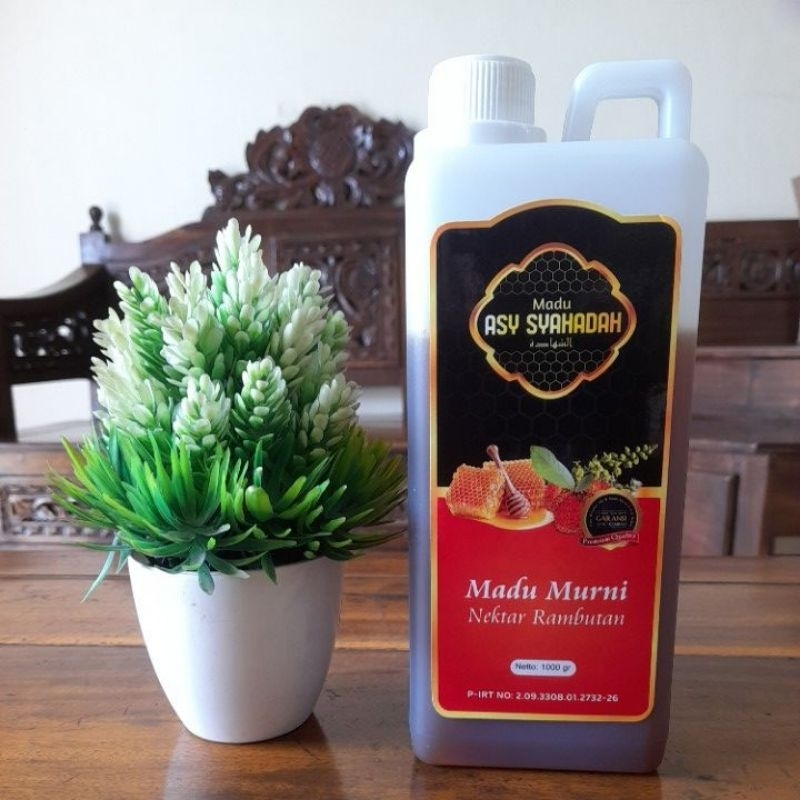 

Madu murni100%fullnektar Assyahadah 1kg