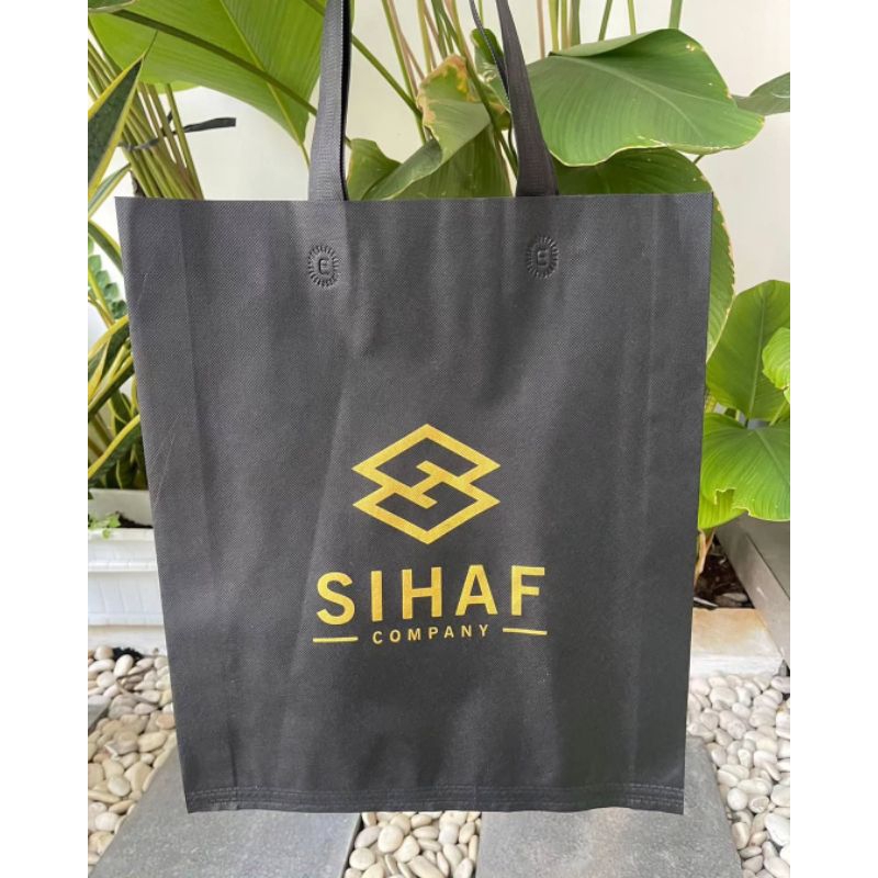 

SABLON custom TAS SPUNBOND 30x40x8Tas Goodie Bag custom / TAS SOUVENIR GOODIE BAG/...