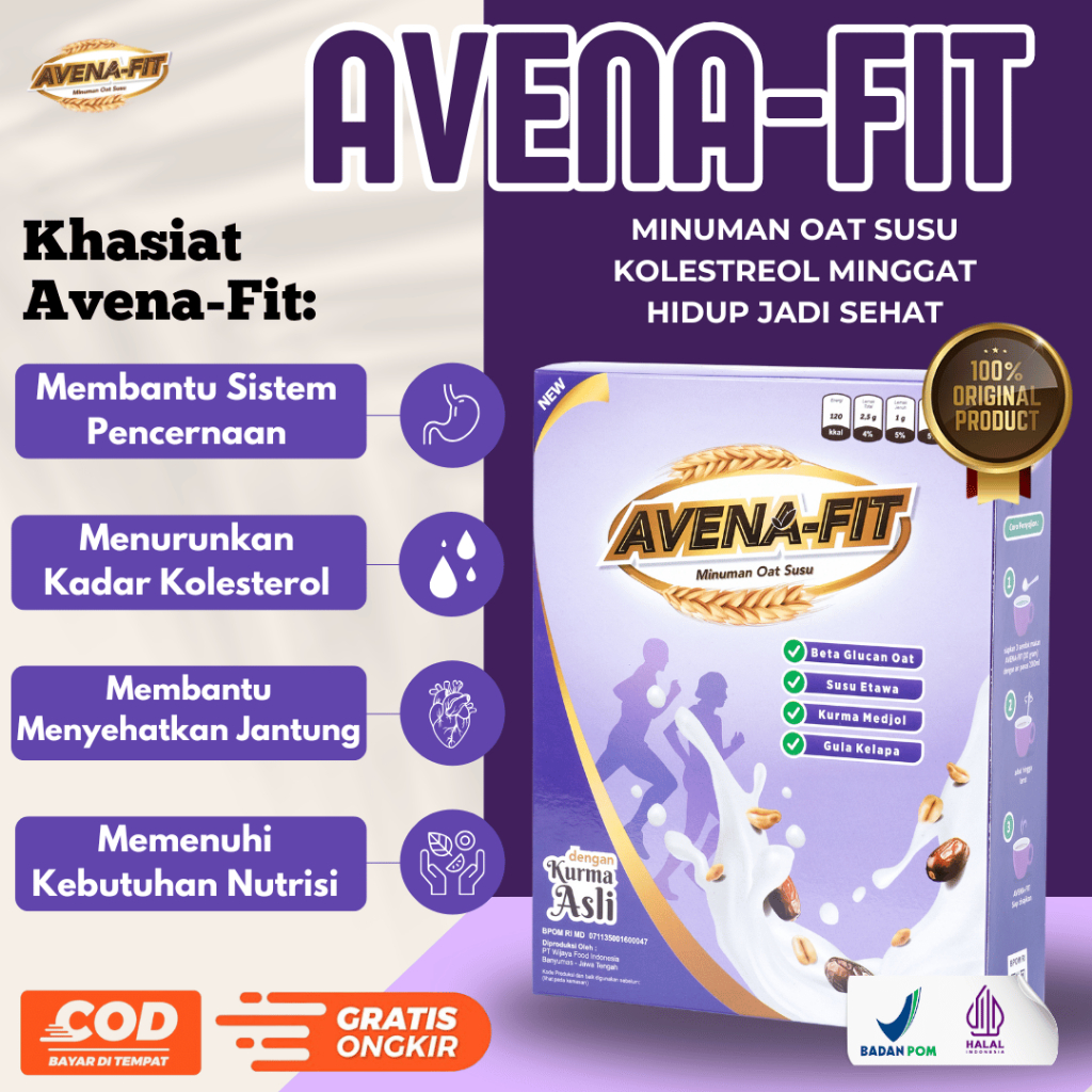 

Avenafit - Sereal Oat Susu Solusi Menurunkan Kolesterol dan Kesehatan Tulang Sendi Secara Alami