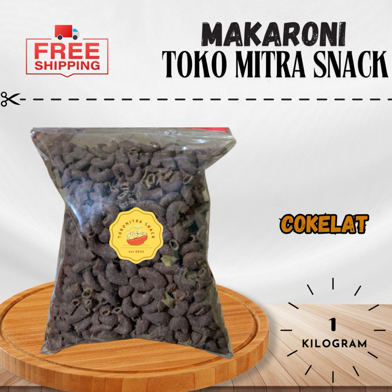 

Makaroni Rasa Cokelat khas Ciamis/Cemilan khas Ciamis (1kg)