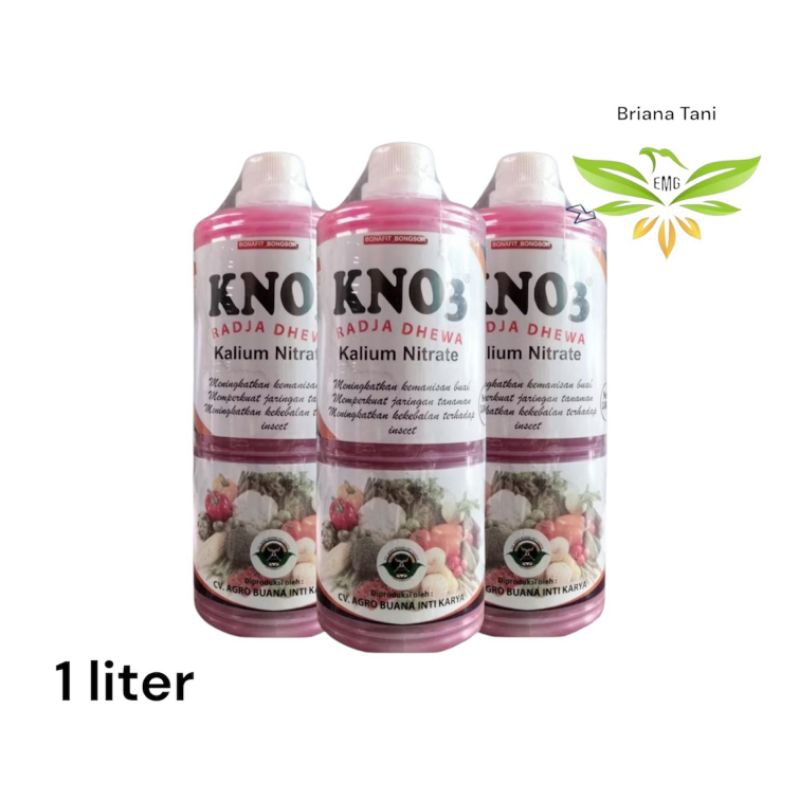 ￼Pupuk KNO3 Cair Nitrat 1LIter Radja Dewa KNO 3 Merah 1 Liter Super KNO 3 Premium KNO 3