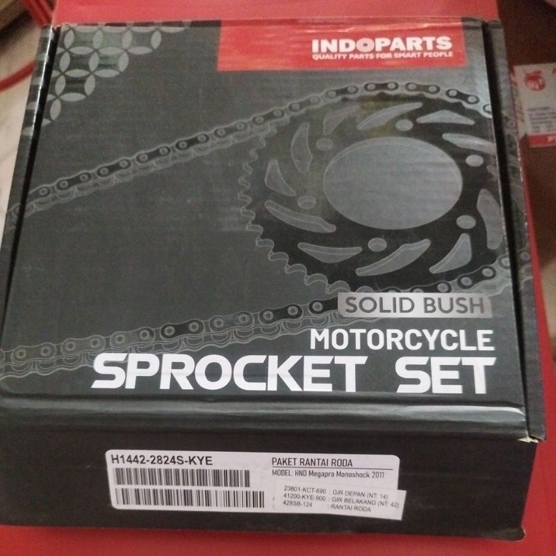 INDOPART GEAR SET MEGAPRO NEW 2011 MEGAPRO MONOSHOCK 
