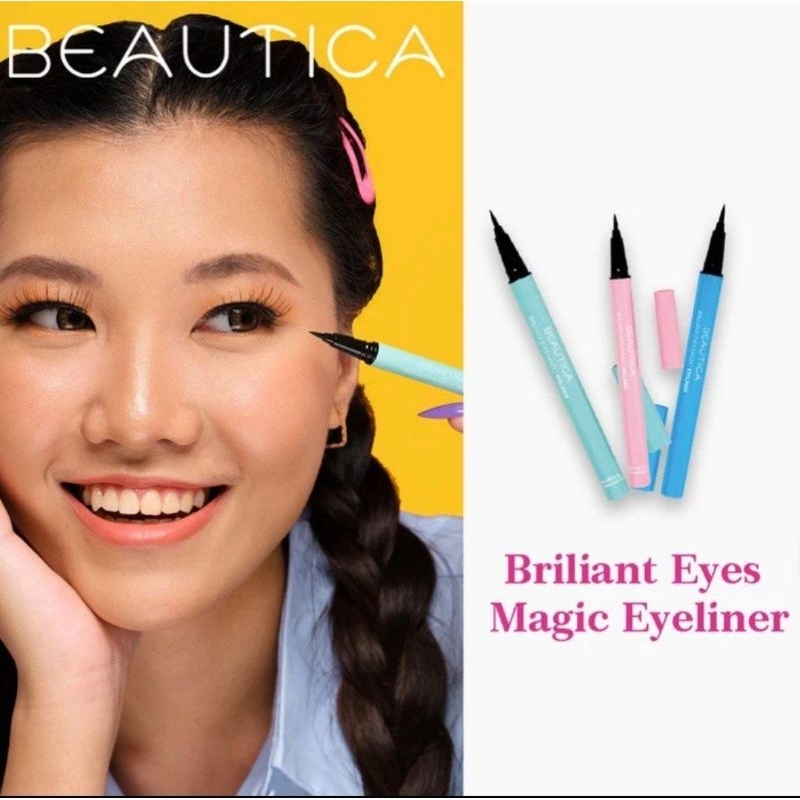 Beautica Eyeliner Spidol Beautica Brilliant Eyes Magic Eyeliner
