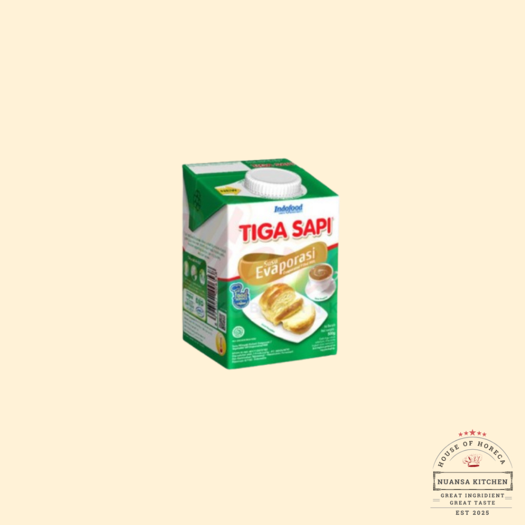 

SUSU EVAPORASI TIGA SAPI 500gr - Evaporated Milk 500 gr Indofood