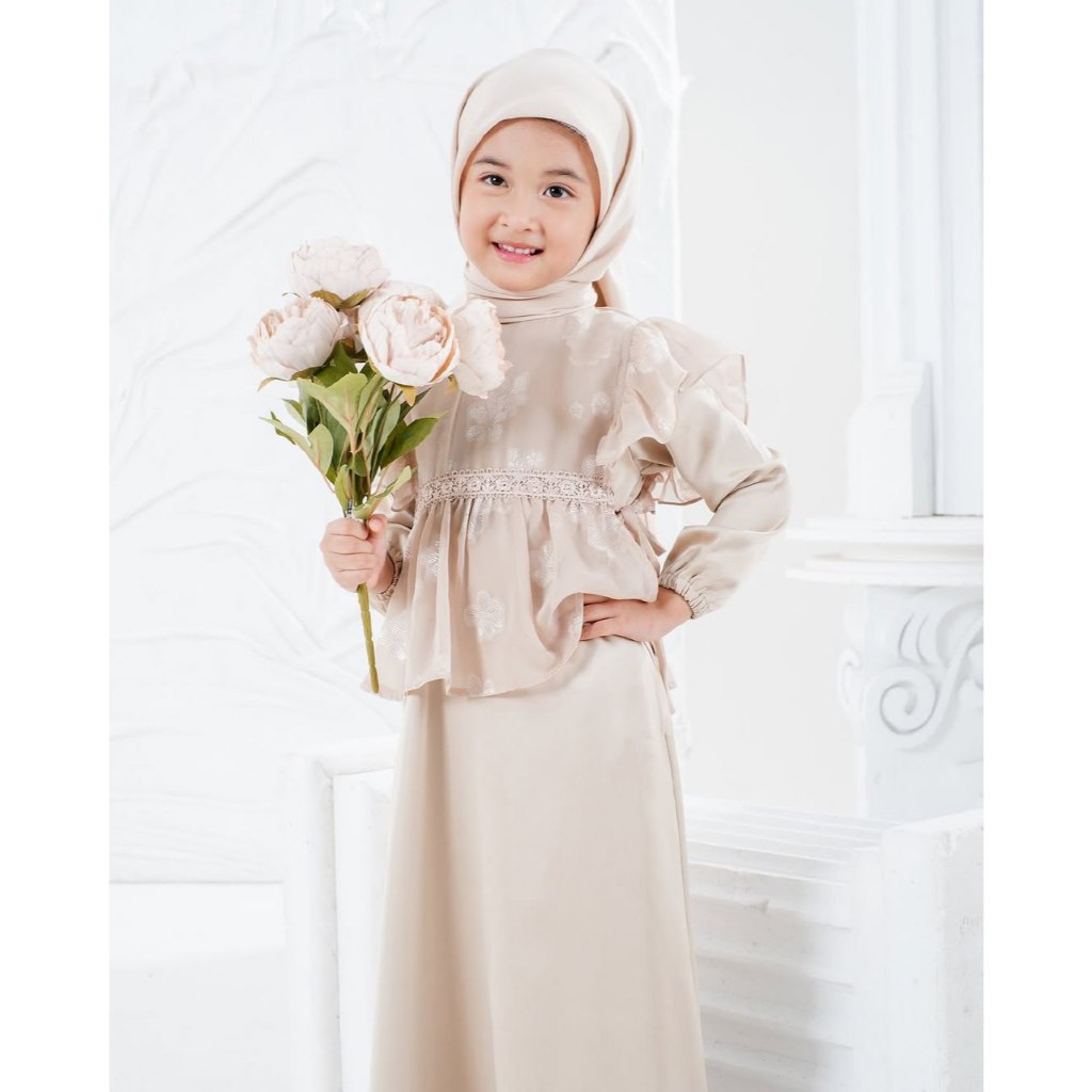 Zoya ERMELINDA Dress Girl - Gamis Muslimah Anak perempuan