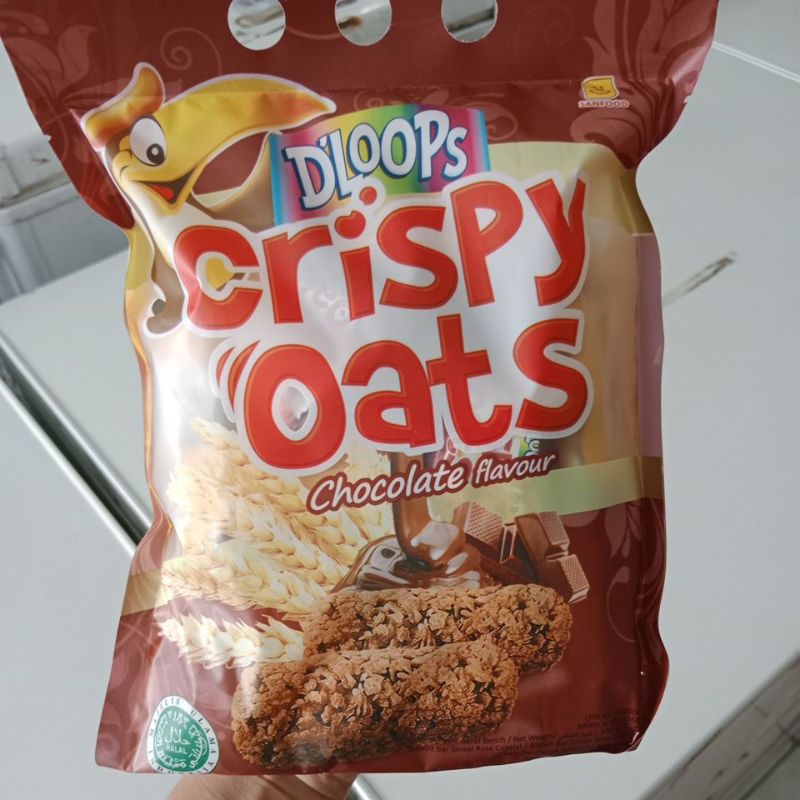 

Dloop crispy oat coklat 200gr isi 10