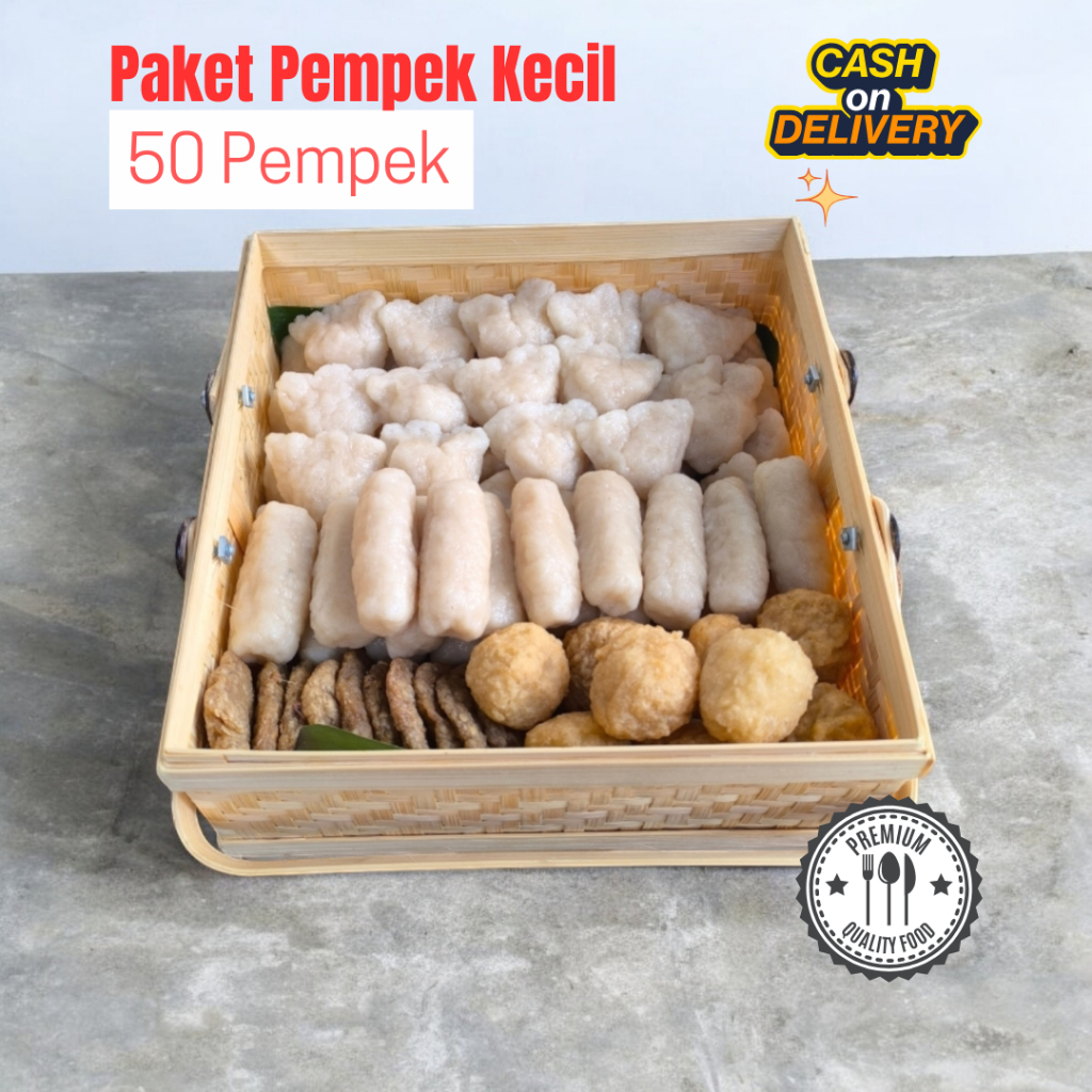 

Pempek 50 Campur Asli Palembang Terbuat Dari Ikan Berkualitas