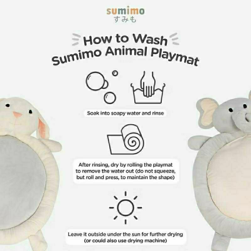Sumimo Fluffy Animal Playmat/Alas Main/Alas Tidur