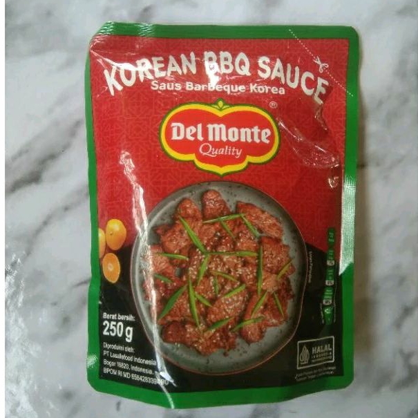 

Del Monte Korean BBQ Sauce 250gr Saus Barbeque Korea