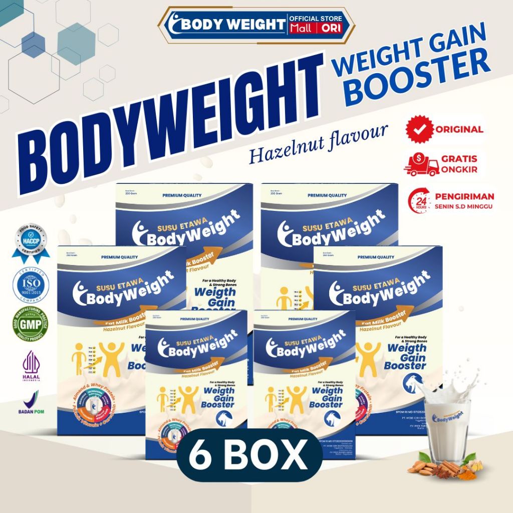 

Susu Kambing Etawa Penggemuk Badan Efektif BodyWeight Susu Etawa untuk Penambah Berat Badan 250gr Paket 6 Box