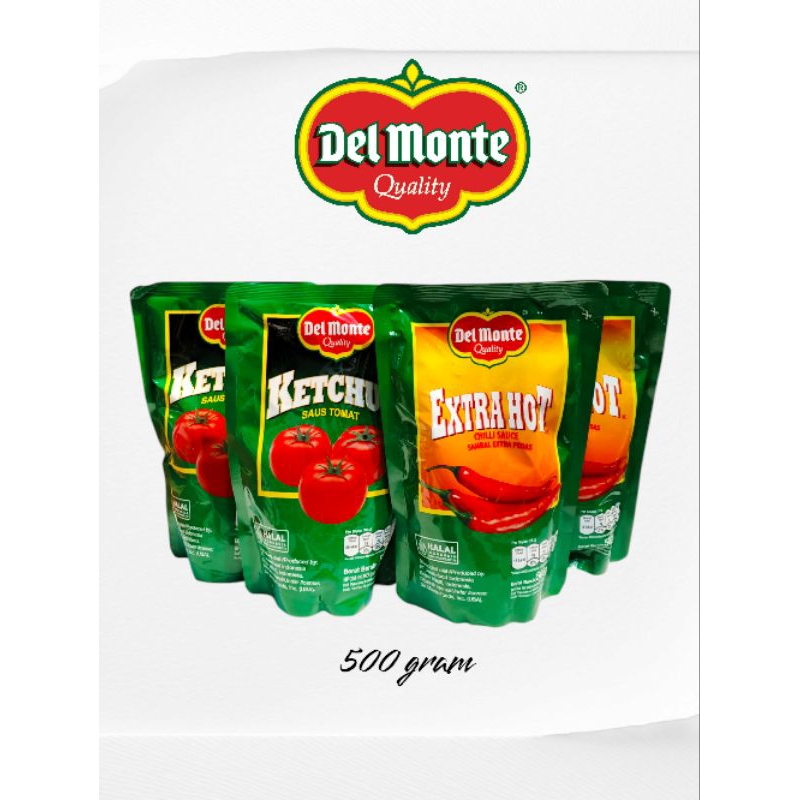 

DEL MONTE Extra Hot 500gr || Ketchup Saus Tomat 500gr