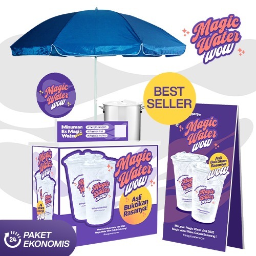 

PAKET EKONOMIS 400 PORSI - WOW MAGIC WATER / MAGIC WATER POWDER