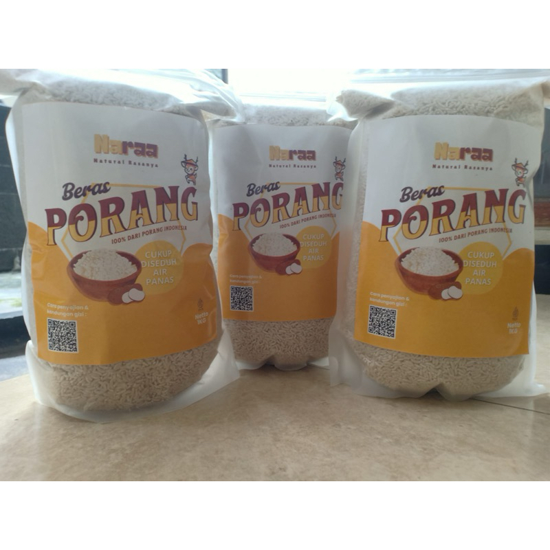 

Naraa Beras Porang / Konjac Rice / Shirataki 1 Kg