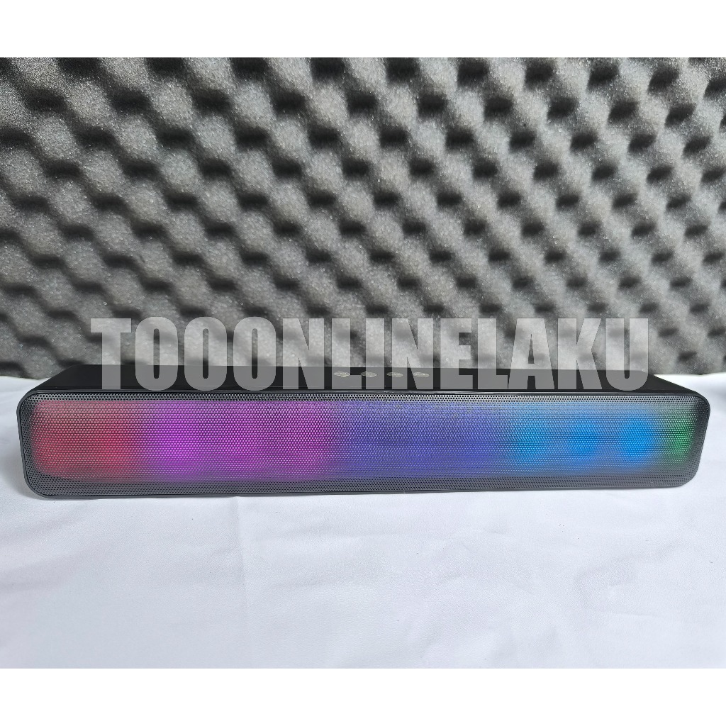 Speaker Soundbar FLECO / Speaker Wireless F-920 LED Speaker Panjang Full Bass 2000mAH