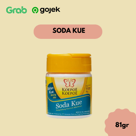 

Koepoe Soda Kue / Baking Soda / Pengembang Kue 81 Gram