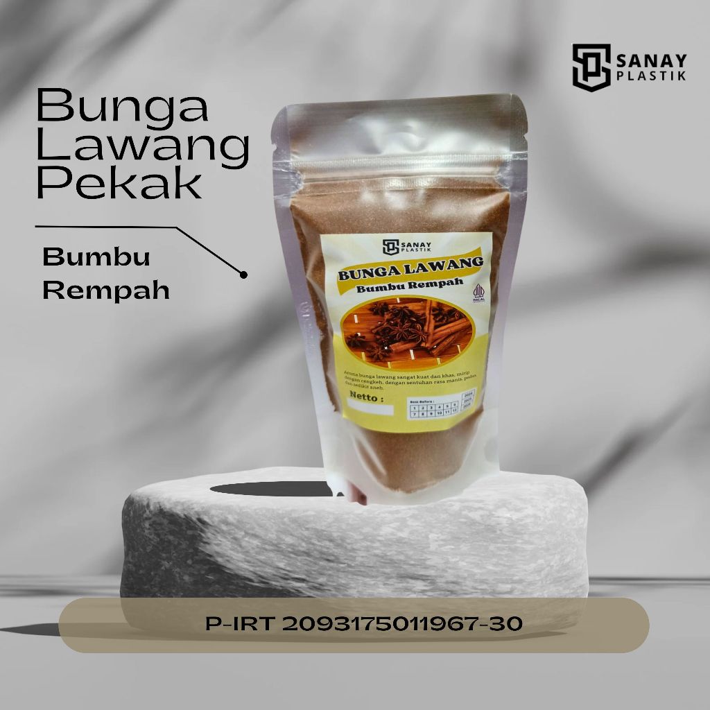 

BUNGA LAWANG PEKAK BUBUK MURNI TANPA CAMPURAN 50 GRAM DAN 100 GRAM