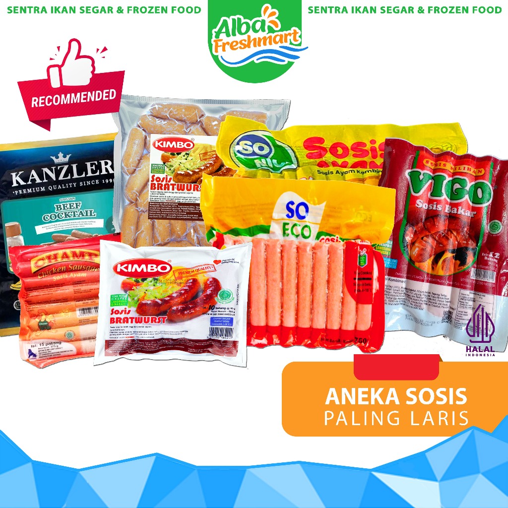 

[Sosis Paling LARIS] SOSIS Kanzler/Champ/KIMBO/VIGO/So NICE/So ECO