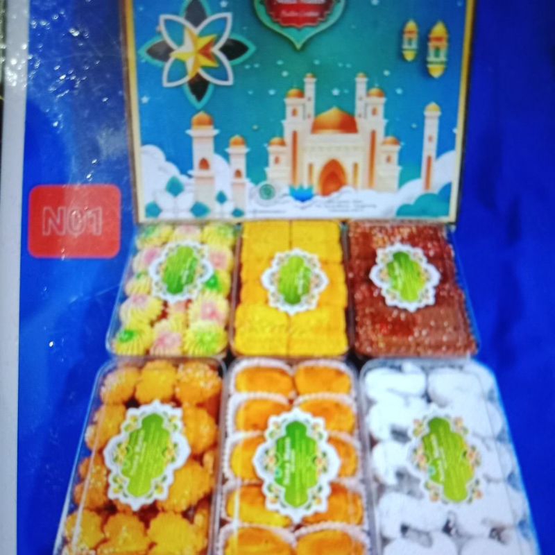 

PROMO PAKET KUE LEBARAN NONA MANIS PAKET DIAMOND ISI 6 TOPLES