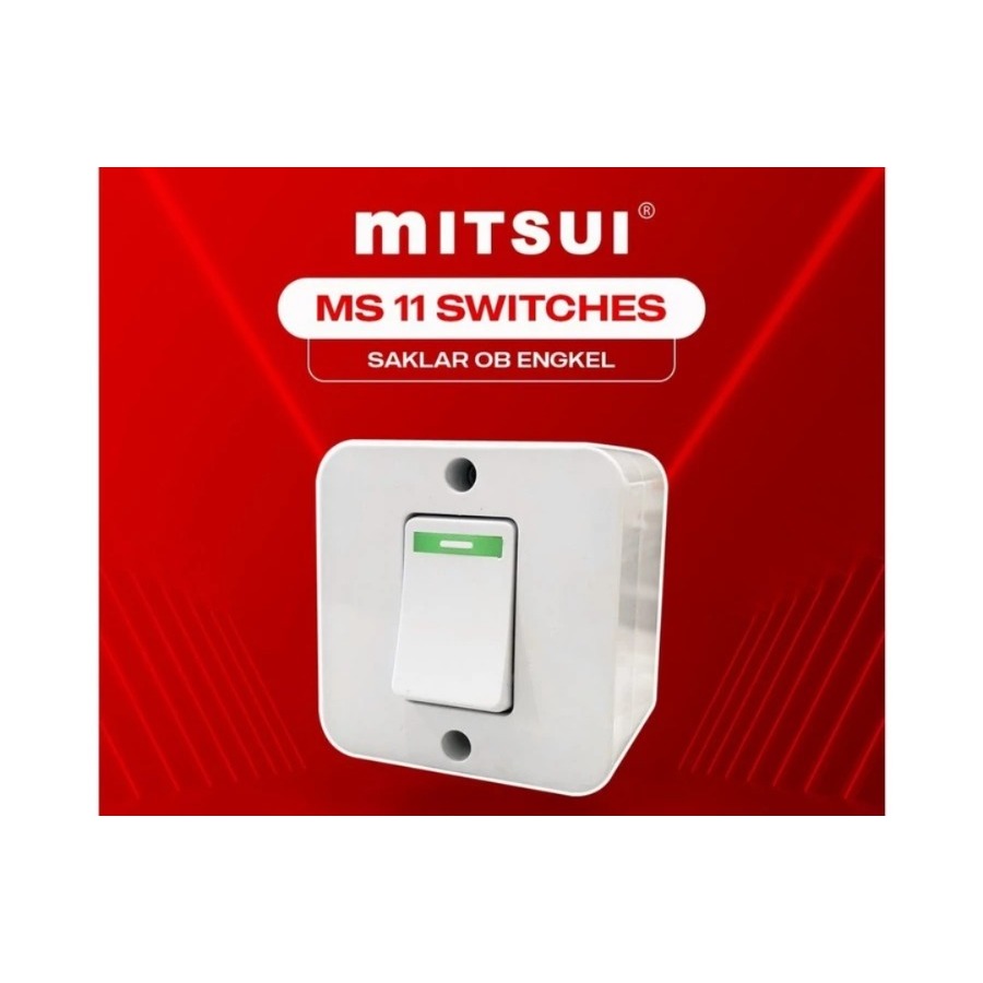 SAKLAR ENGKEL OB SEGI SWITCHES MS 11/ STOP KONTAK SAKLAR MS 17 HELIOS MITSUI