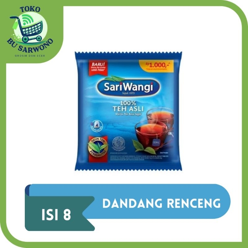 

SariWangi Teh Celup Sachet Renceng Renteng Isi 8 Kantong