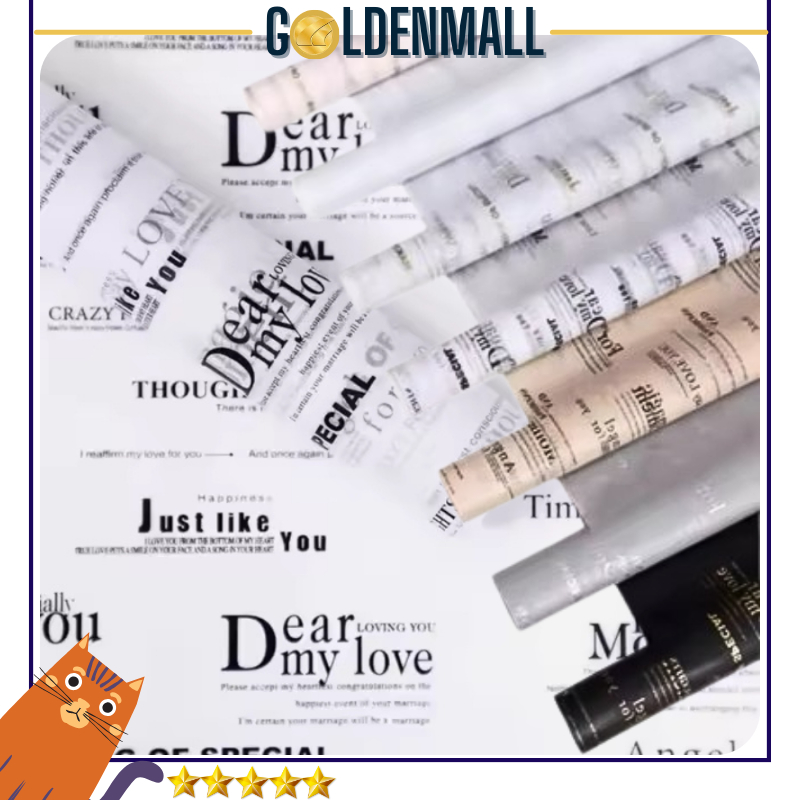 

20 LEMBAR Kertas Buket Bunga Tissue Paper Flower Wrapping Florist 6248